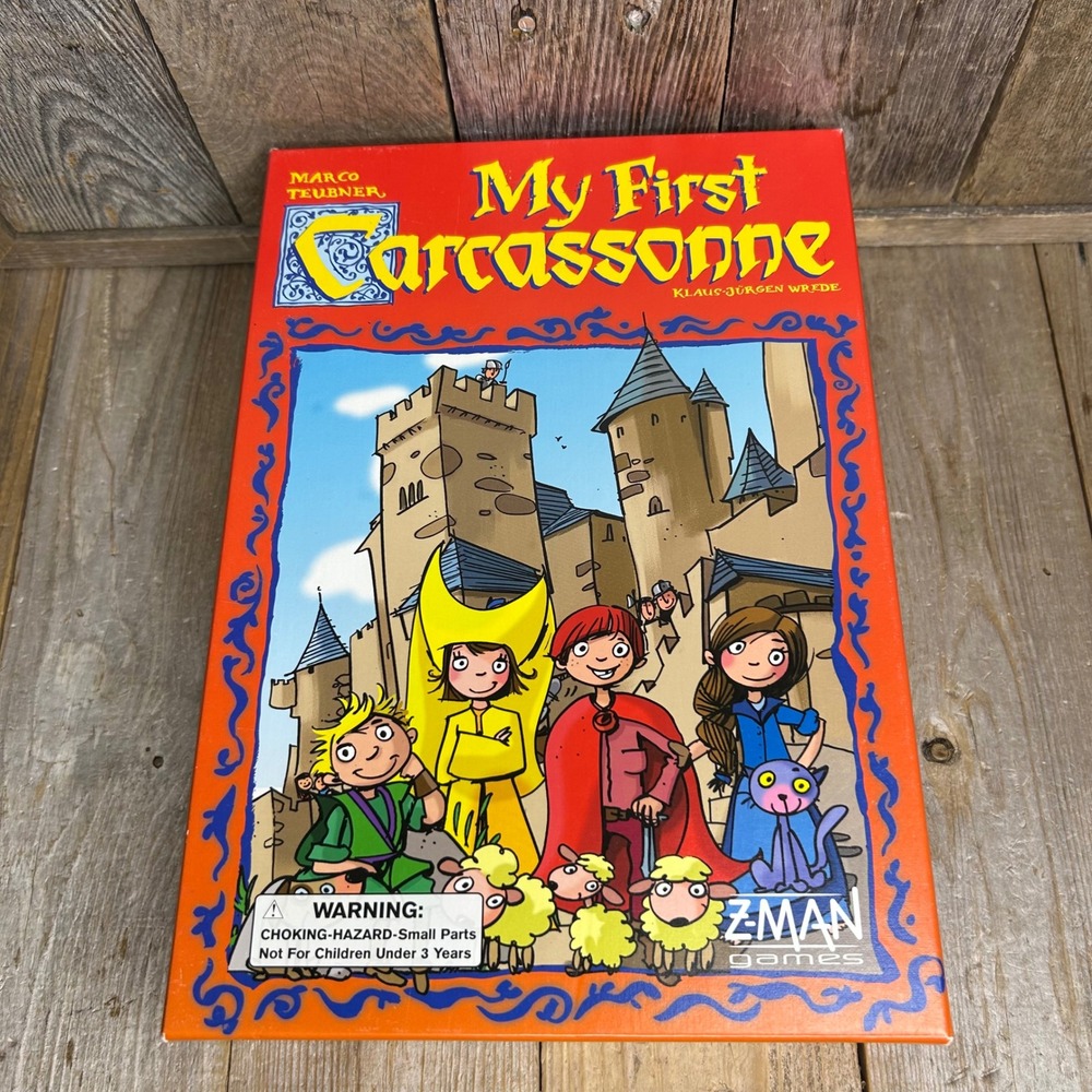 Z-Man Games My First Carcassonne Kids Board Game ZMG 78600 Ages 4+ Complete